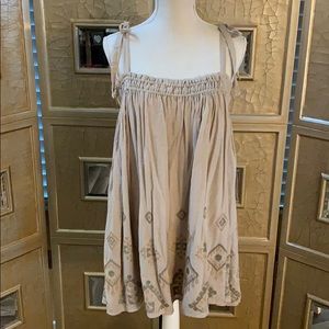 Sold. NWT Free people taupe comb tunic dress!